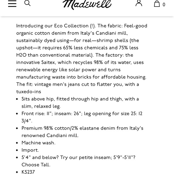 Madewell high-rise slim BoyJean Excellent! - Picture 7 of 8